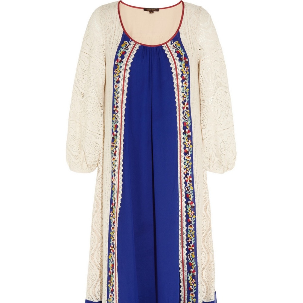 New Anthropologie Vineet Bahl Crochet Cotton Dress